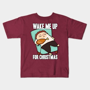 Thanksgiving Nap Wake Me Up Kids T-Shirt